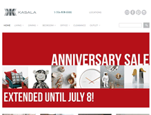 Tablet Screenshot of kasala.com